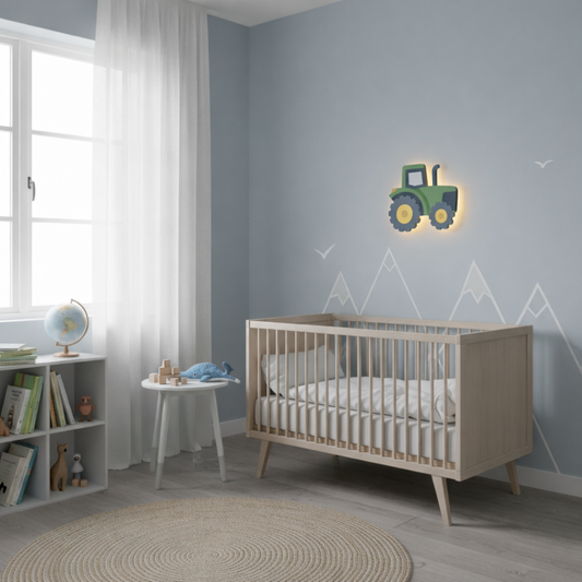 Barnlampa – Traktor – 41x35 cm
