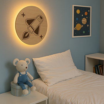 Barnlampa – Raket #1 – Ø26 cm