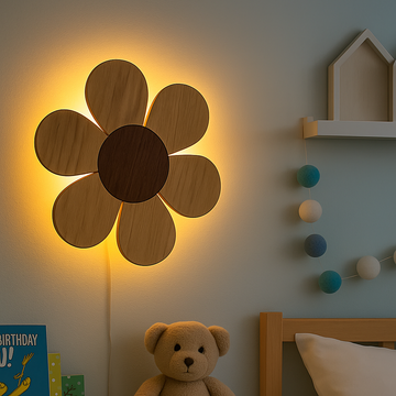 Barnlampa – Blomma – 35x39 cm