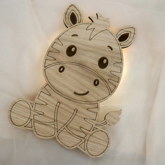 Barnlampa – Zebra – 20x29 cm
