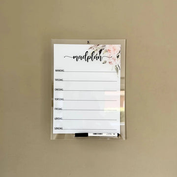 Måltidsplan - Blomma - 24×33 cm