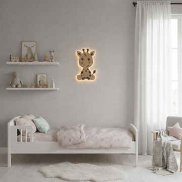 Barnlampa – Giraff – 28x36 cm