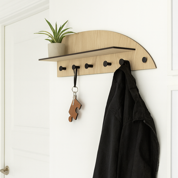 Klädhängare - 6 krokar - 60x20 cm