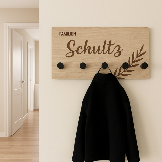 Klädhängare - Personlig text - 30x20 cm