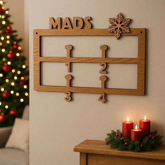 Adventskalender - Ek - 54x38 cm