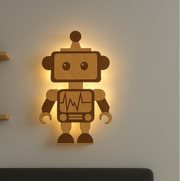 Barnlampa – Robot – 31x49 cm