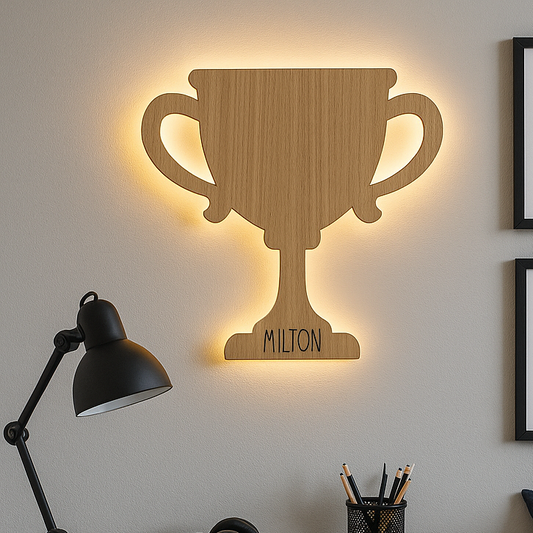 Barnlampa – Pokal – 32x32 cm