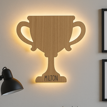 Barnlampa – Pokal – 32x32 cm