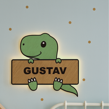 Barnlampa – Dinosaur – 42x41 cm