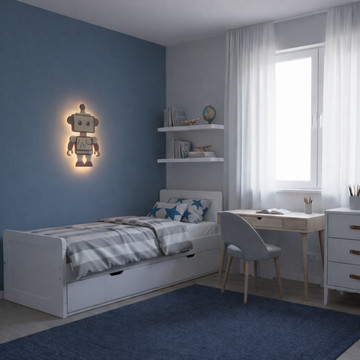 Barnlampa – Robot – 31x49 cm