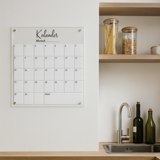Väggkalender – Evighetskalender - 40×40 cm