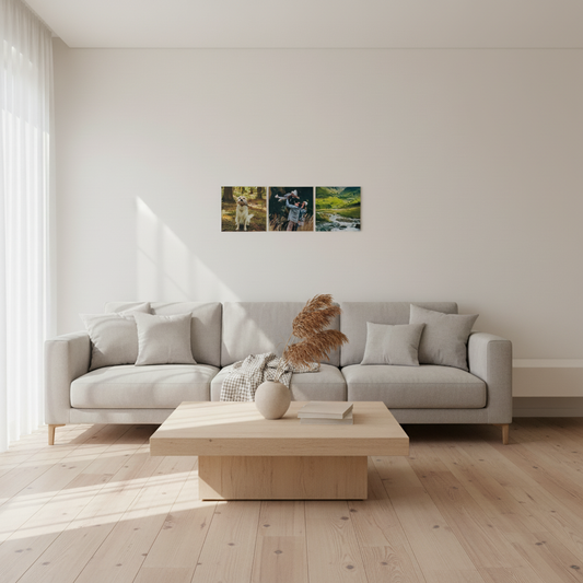 Fyrkant med personliga foton - 23×23 cm