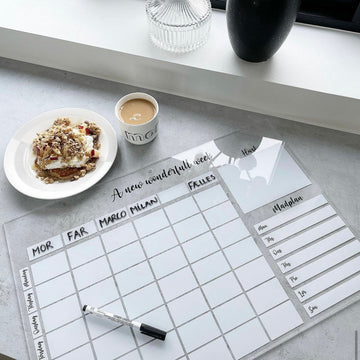 A new wonderful week kalender - 60x40 cm