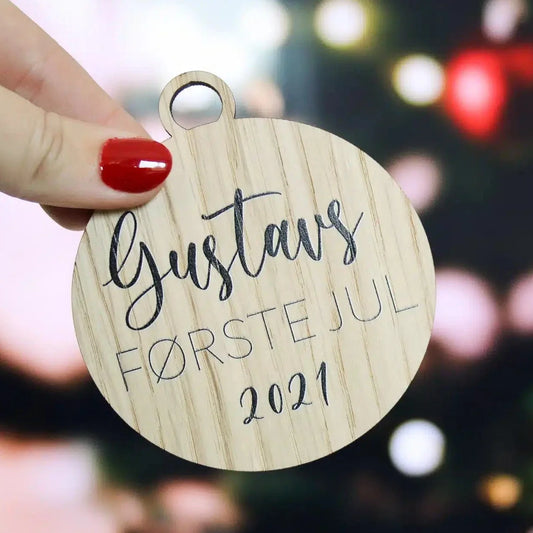 Julgranskula - Min första jul - Ø8 cm