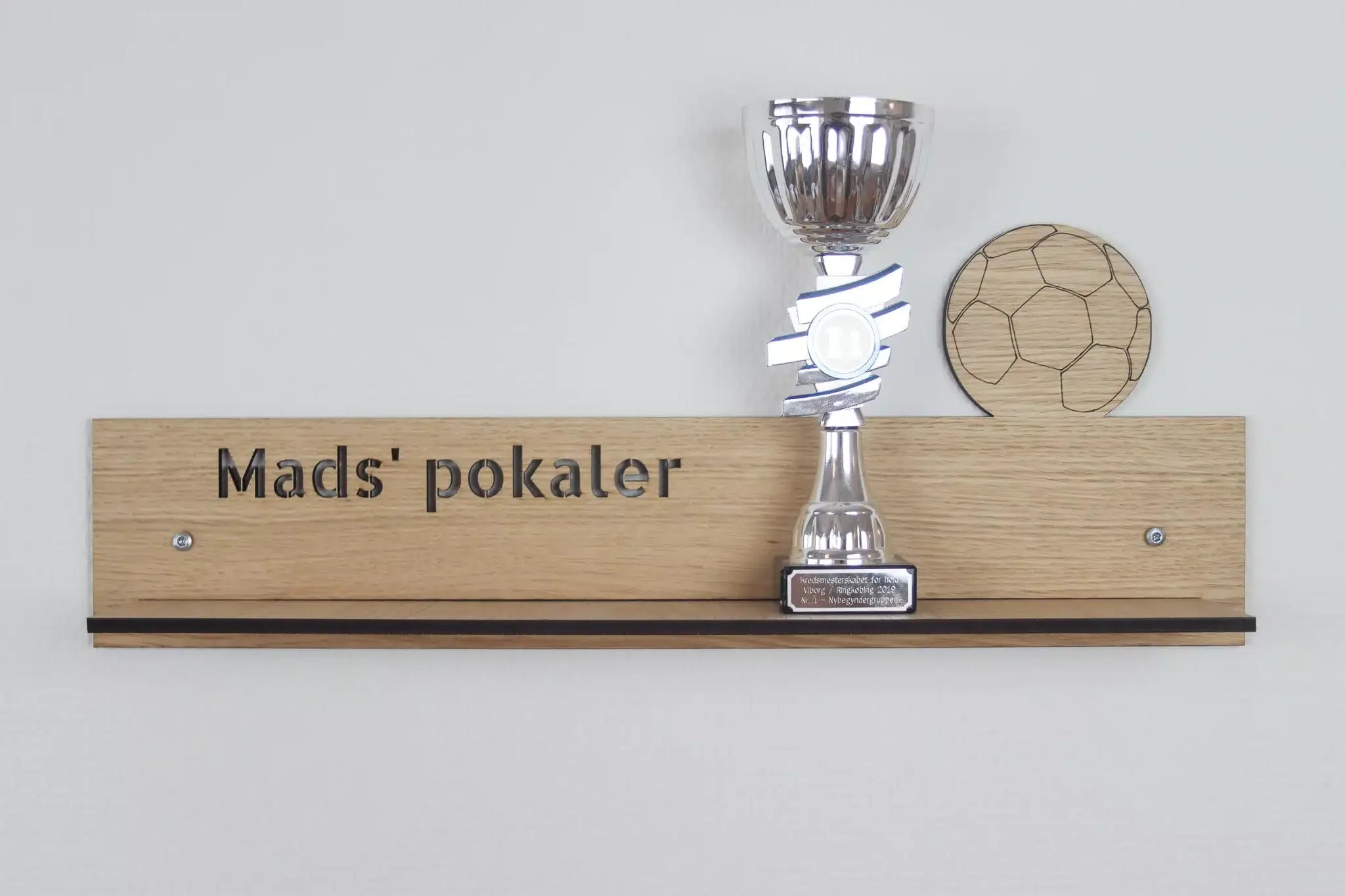 Vägghylla - Fotboll - 50x20x8 cm