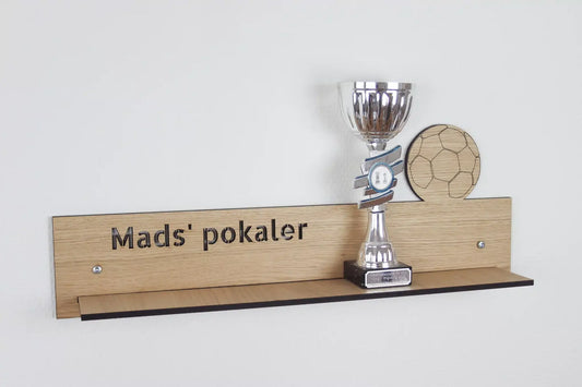 Vägghylla - Fotboll - 50x20x8 cm
