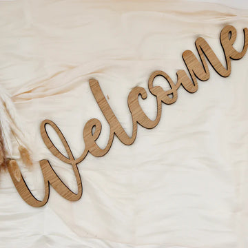Welcome skylt #2 - 60×19 cm