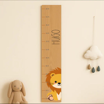 Mätsticka - Lejon med namn - 120×20 cm