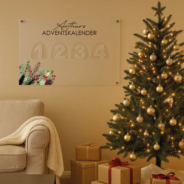 Adventskalender - Akryl - 60x40 cm