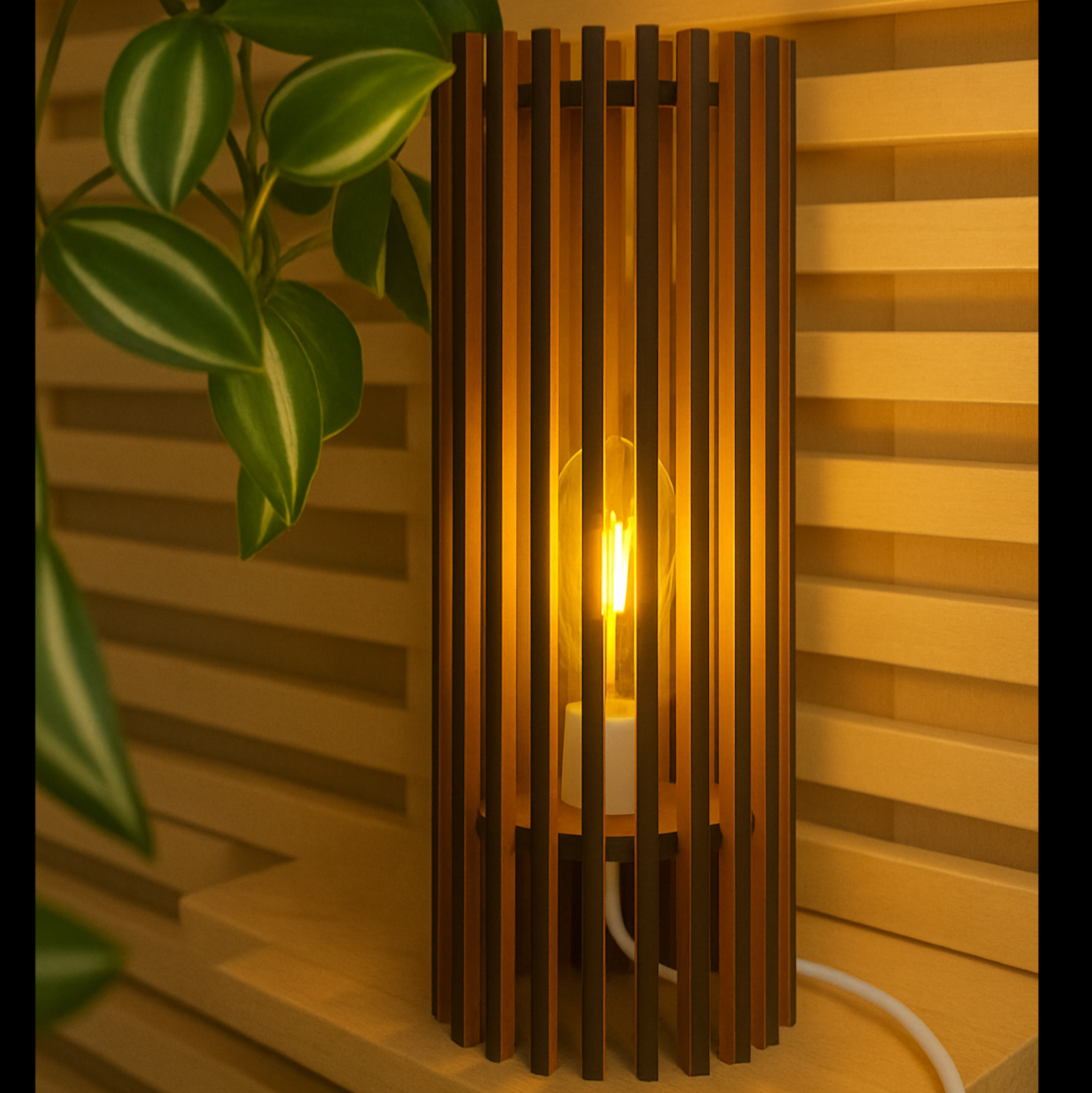 Bordslampa – Pendel – Rak – 15x30 cm