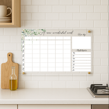 A new wonderful week kalender - Eucalyptus - 60x40 cm