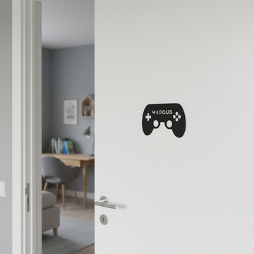 Navneskilt - Controller med navn - 25×16 cm