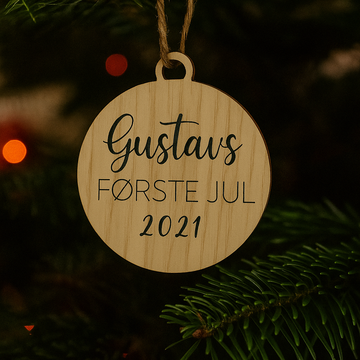 Julgranskula - Min första jul - Ø8 cm