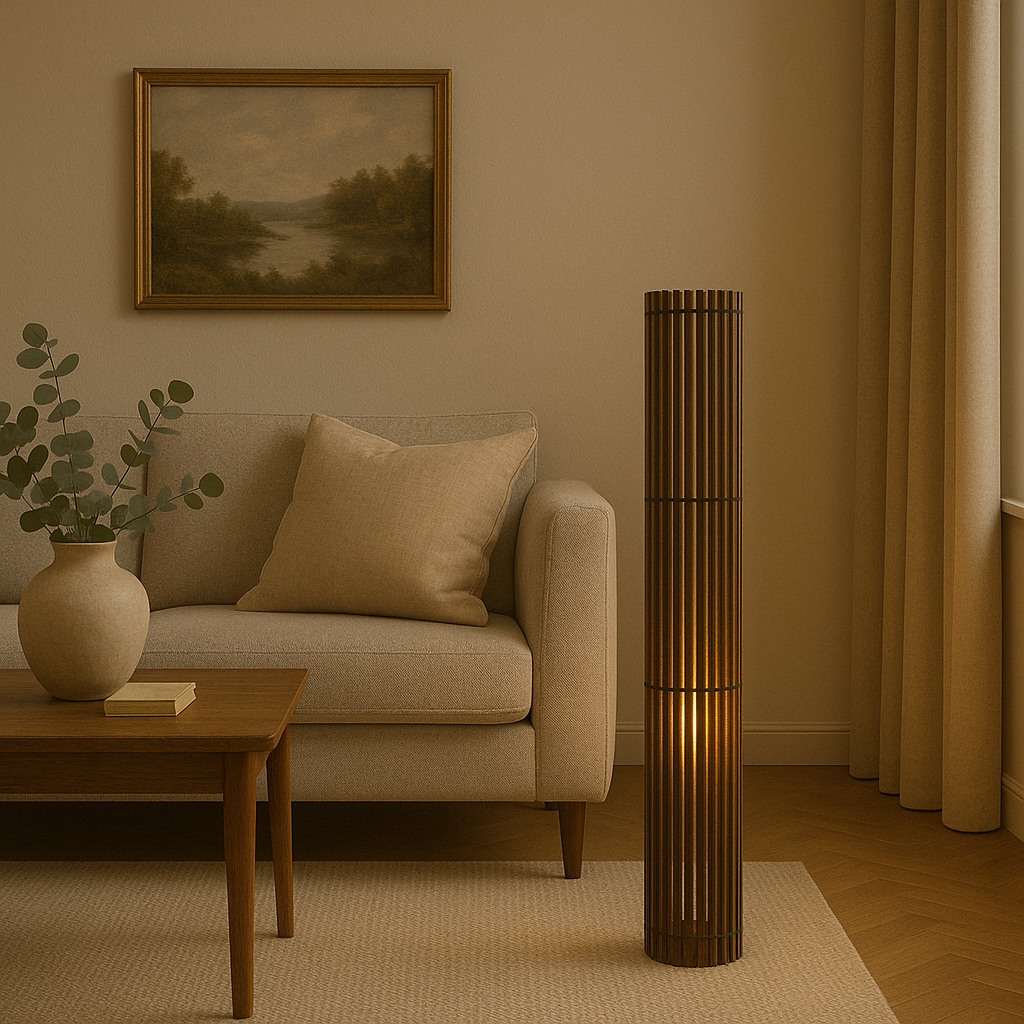 Pendel golvlampa – Rak – 15x120 cm