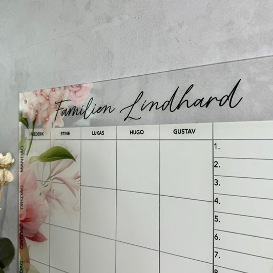 Familjekalender - Blommor