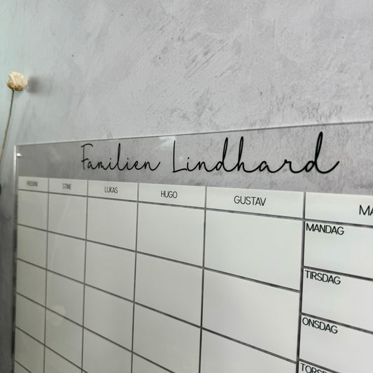 Familjekalender #2 - Finns i flera storlekar och färger