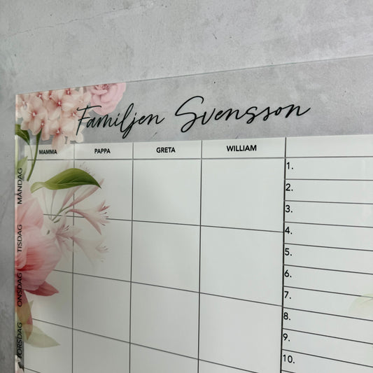 Familjekalender - Blommor