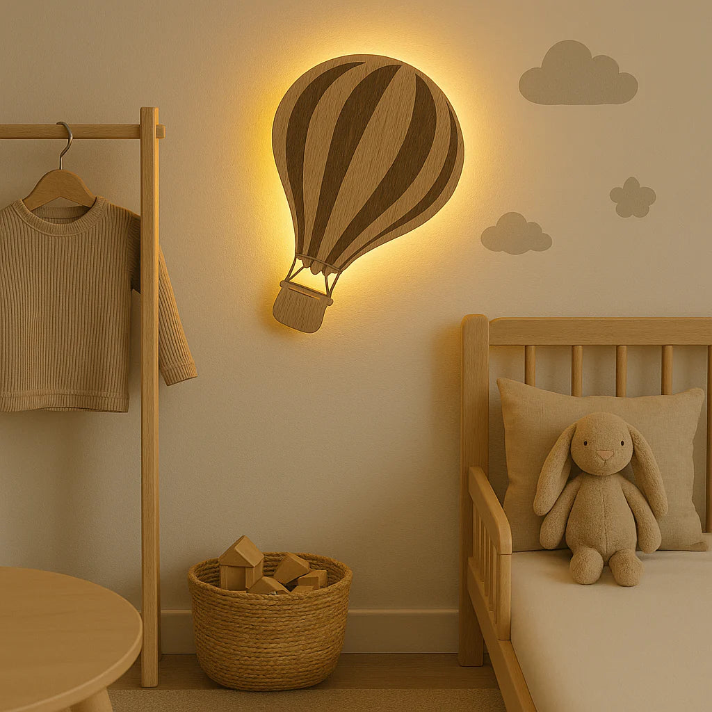 Barnlampa – Luftballong – 18x25 cm