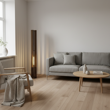 Pendel golvlampa – Rak – 15x120 cm